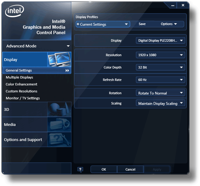 Intel WHQL Graphics Driver Windows 8 64-Bit